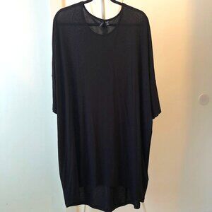 VERO MODA CURVE BLACK LONG SWEATER DRESS SIZE 2X NWOT